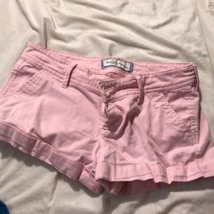 abercrombie pink shorts size 2